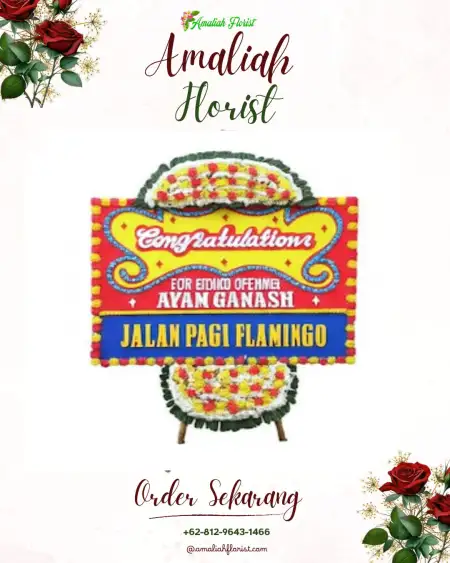 Sewa Papan Bunga Sikapak Barat